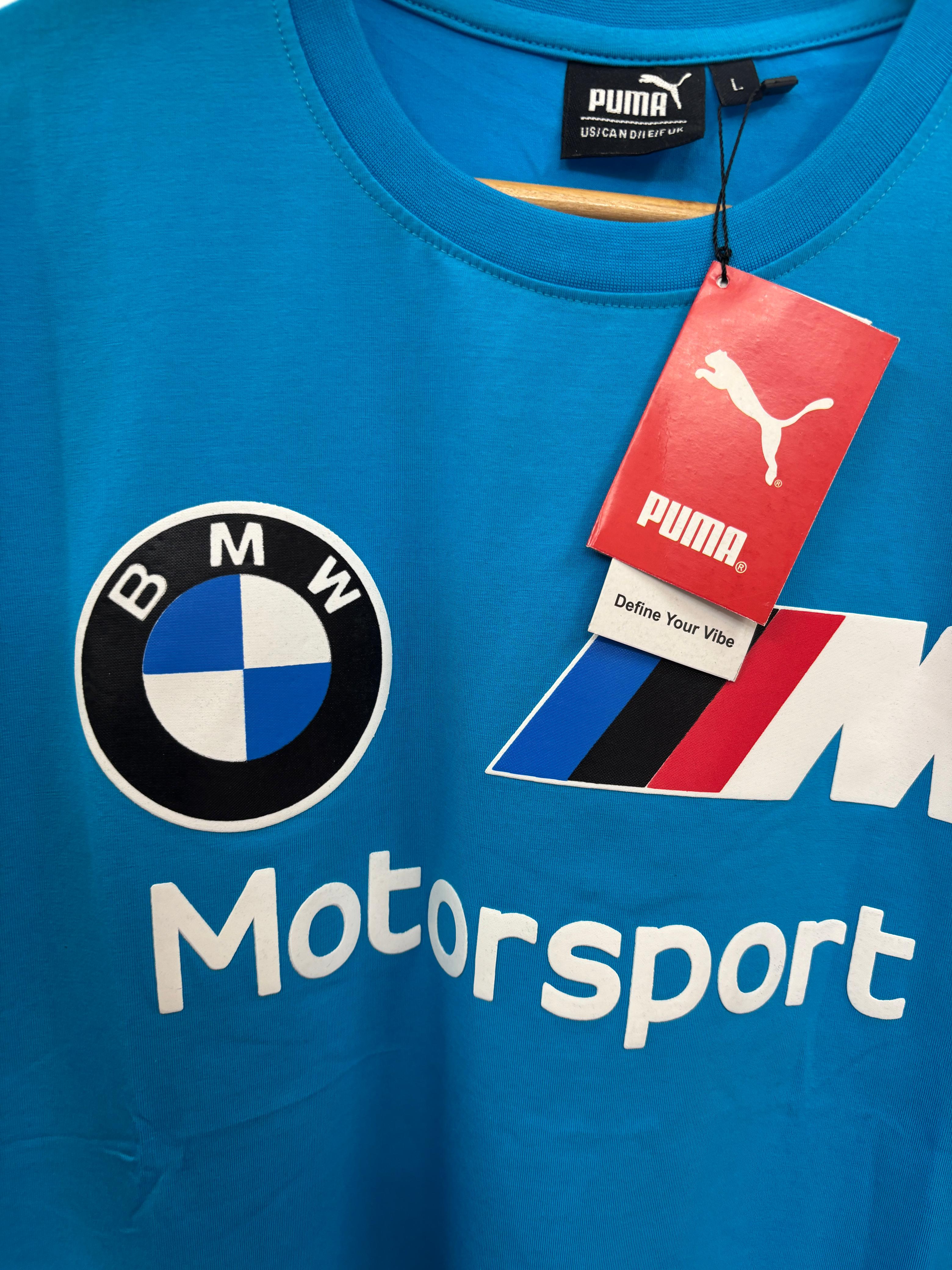 PUMA BMW M Motorsport Men's Essentials Logo Tee