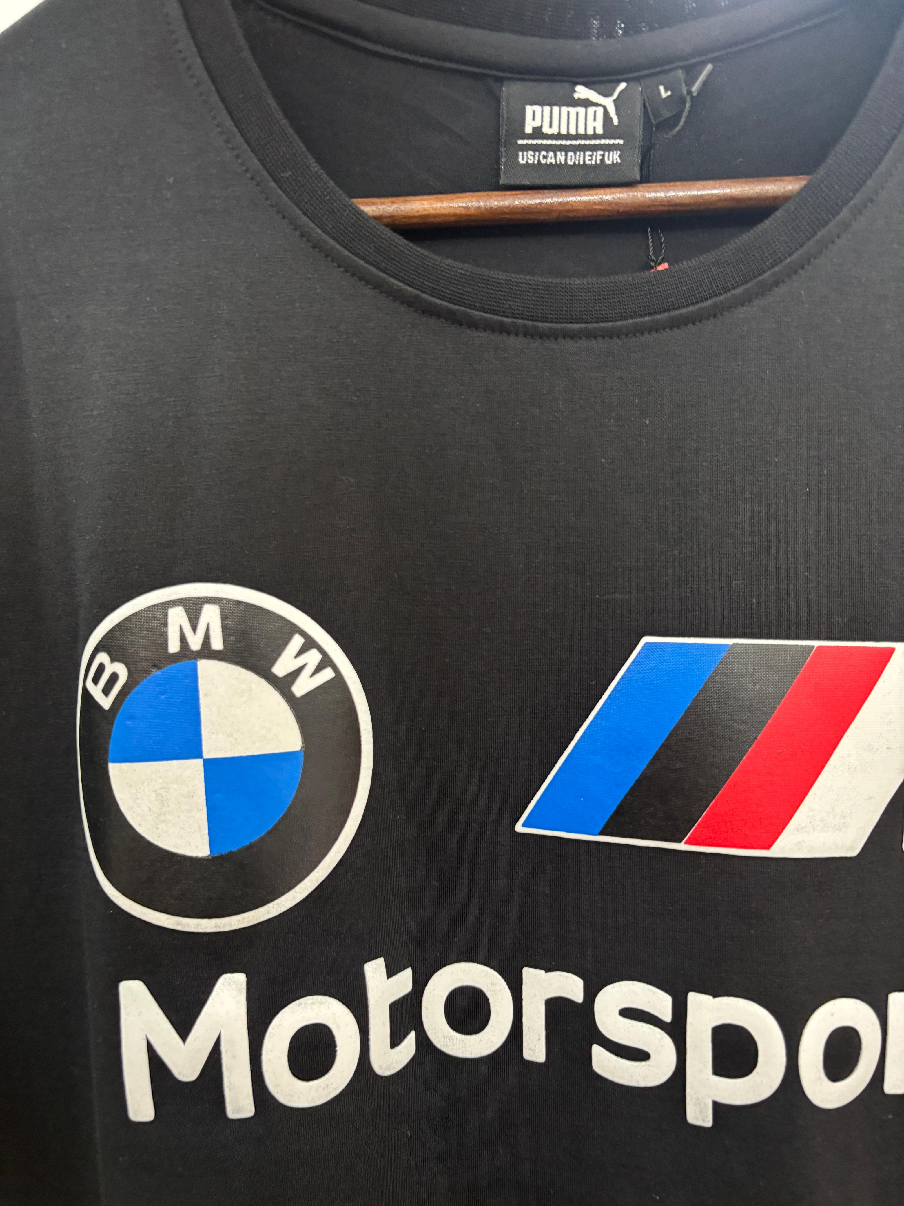 PUMA BMW M Motorsport Men's Essentials Logo Tee
