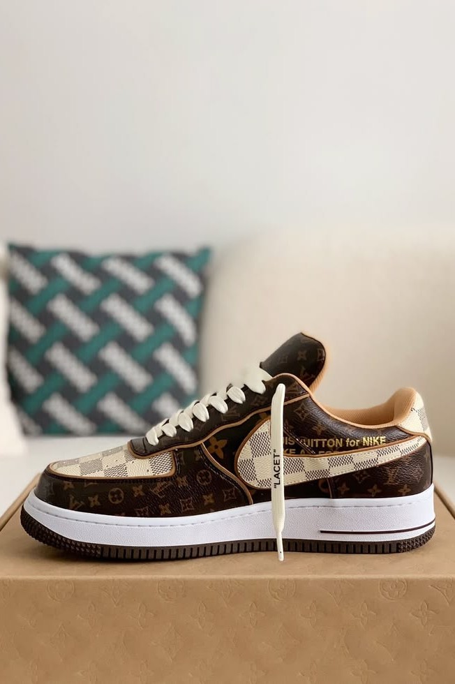 Louis Vuitton x Nike Air Force 1 - Hover