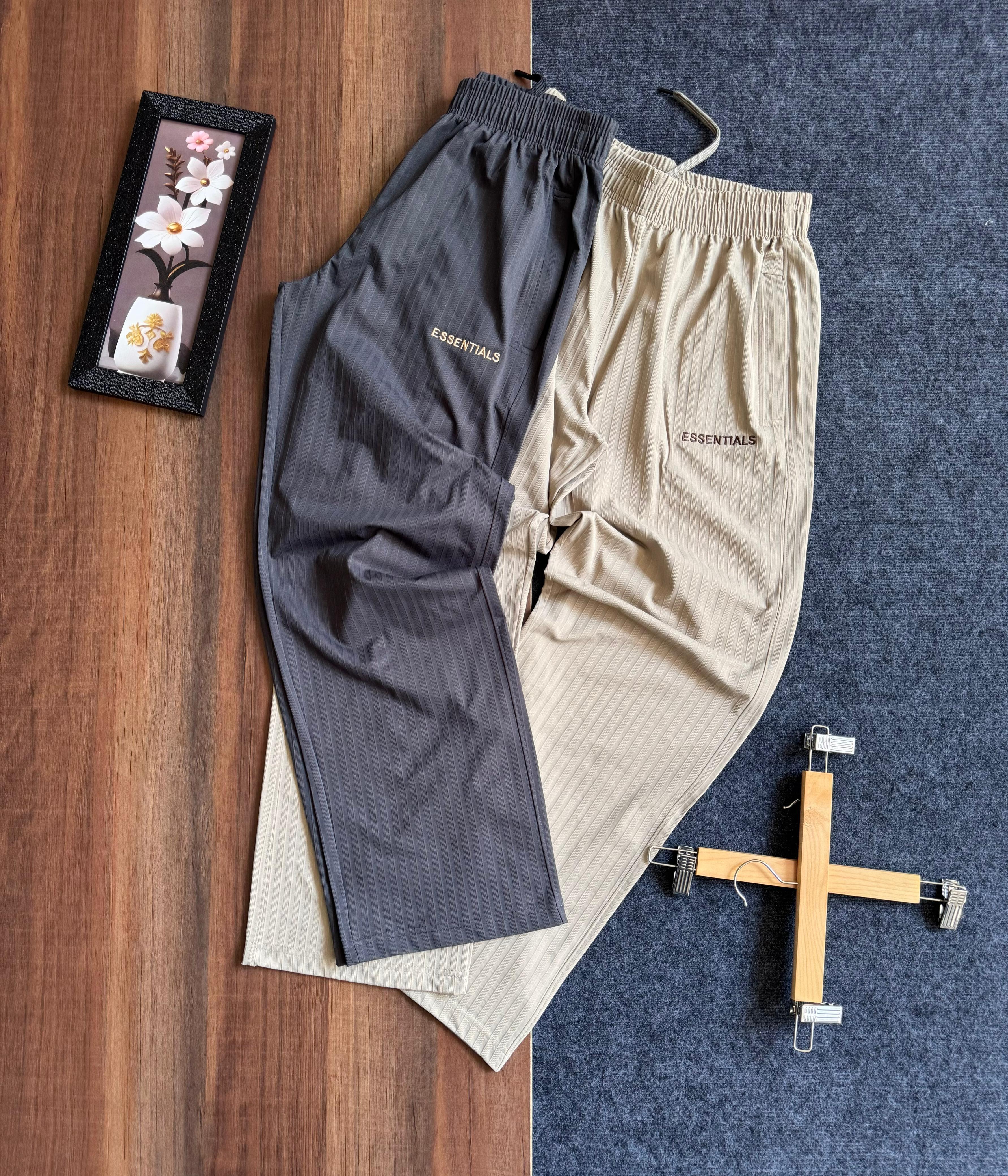 Fear of God Essentials style track pant