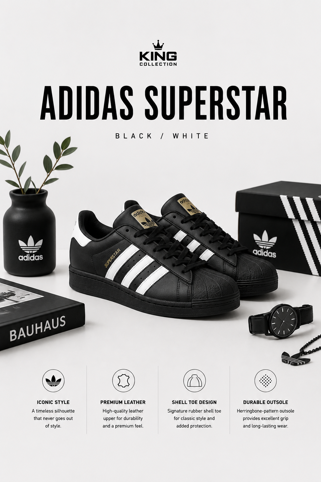Addidas Superstar black 